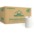 White 1-Ply Hardwound Paper Towels, 6 Rolls F673