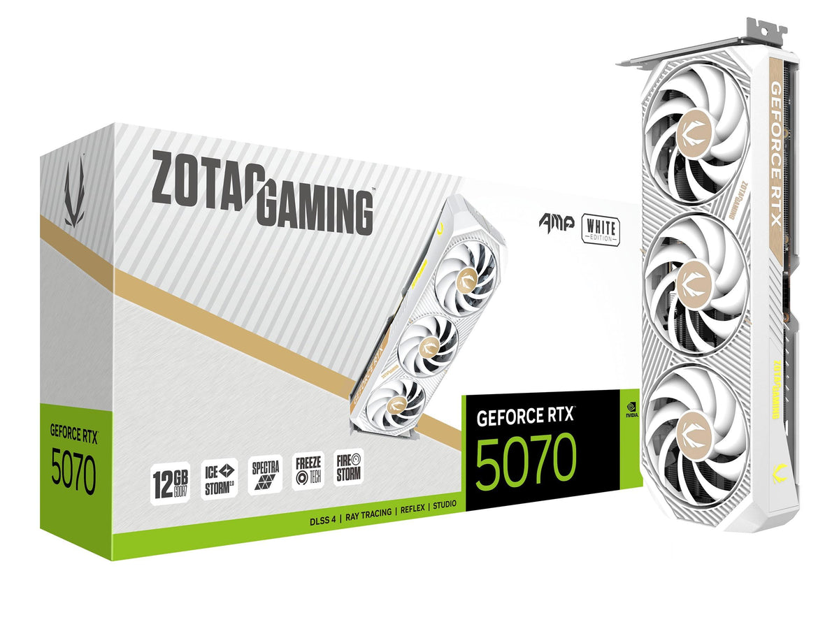 White 12GB GDDR7 192-bit PCIE 5.0 Gaming Graphics Card X942