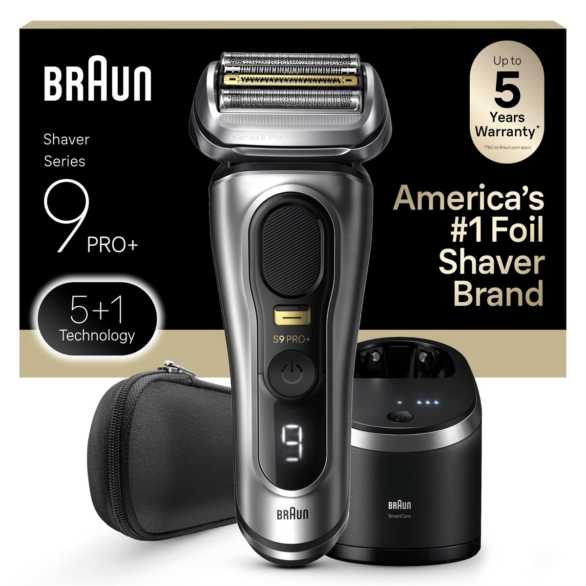 Electric Razor with 5 Shave Elements and Trimmer M3623