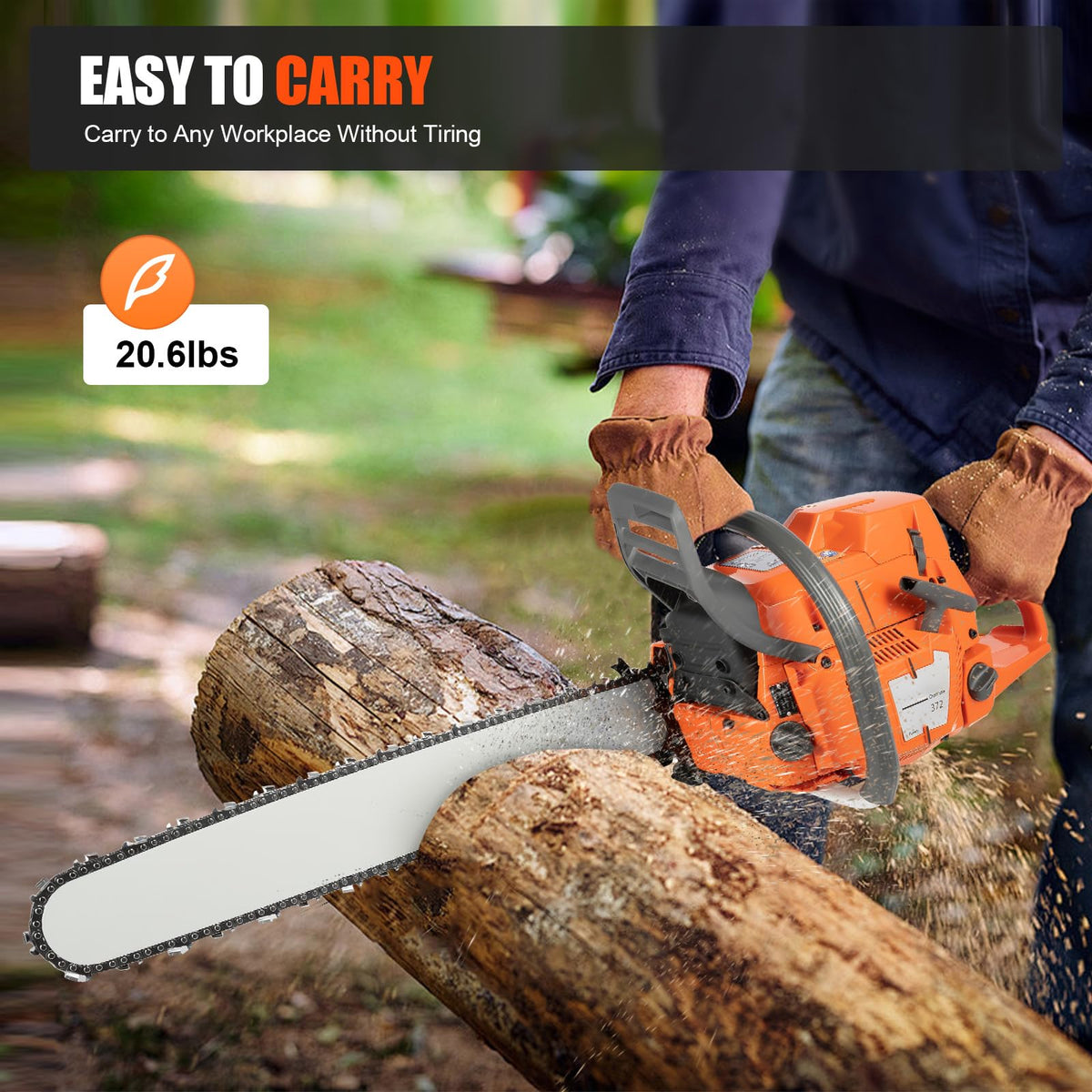 24 Inch 72CC 2-Stroke Gas Chainsaw R939194