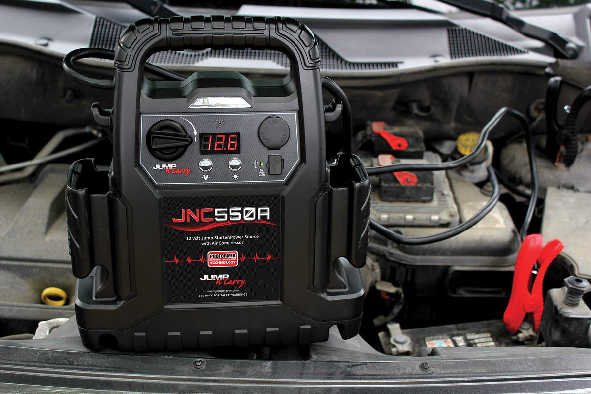 1100 Peak Amp Jump Starter with Air Compressor N9969