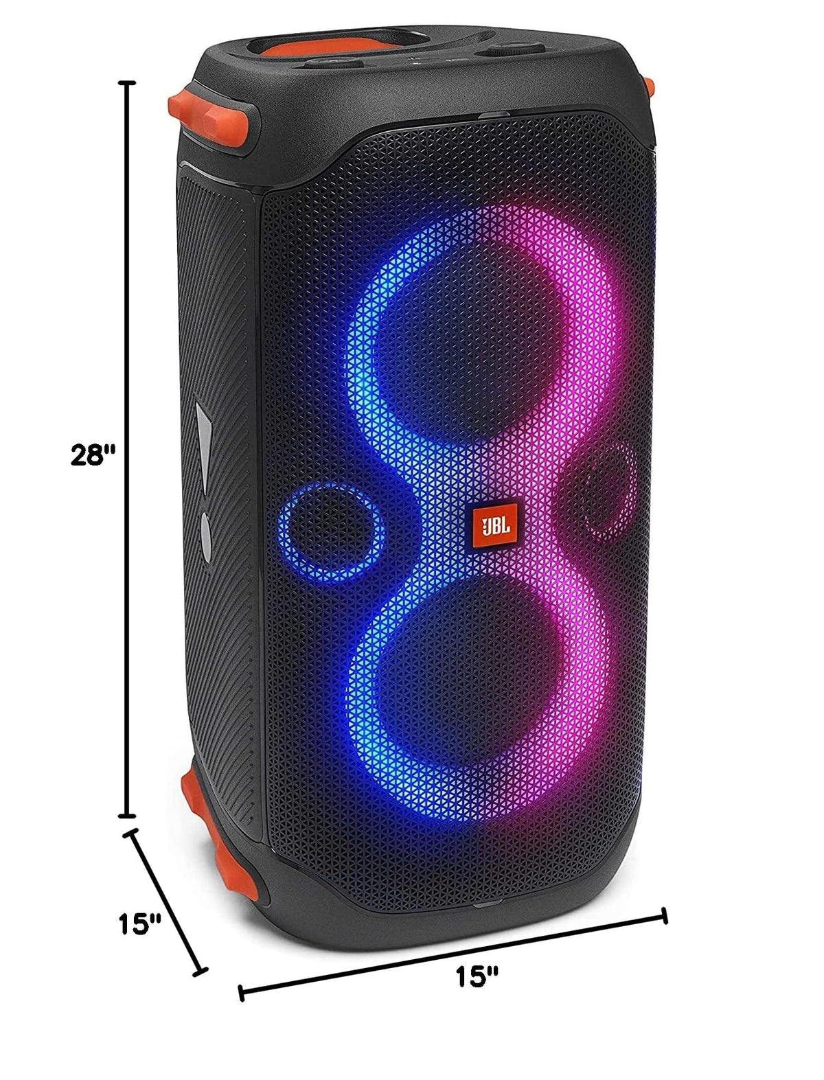 Portable Party Speaker with Built-in Lights S252