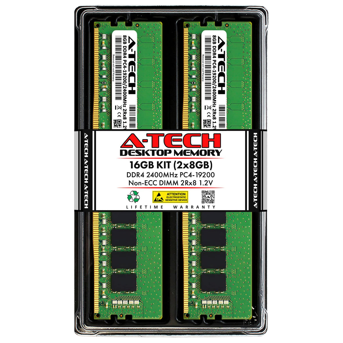 16GB DDR4 2400MHz Non-ECC Desktop RAM Memory Kit N7666