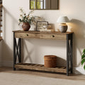 Farmhouse Console Table with Drawer P8157