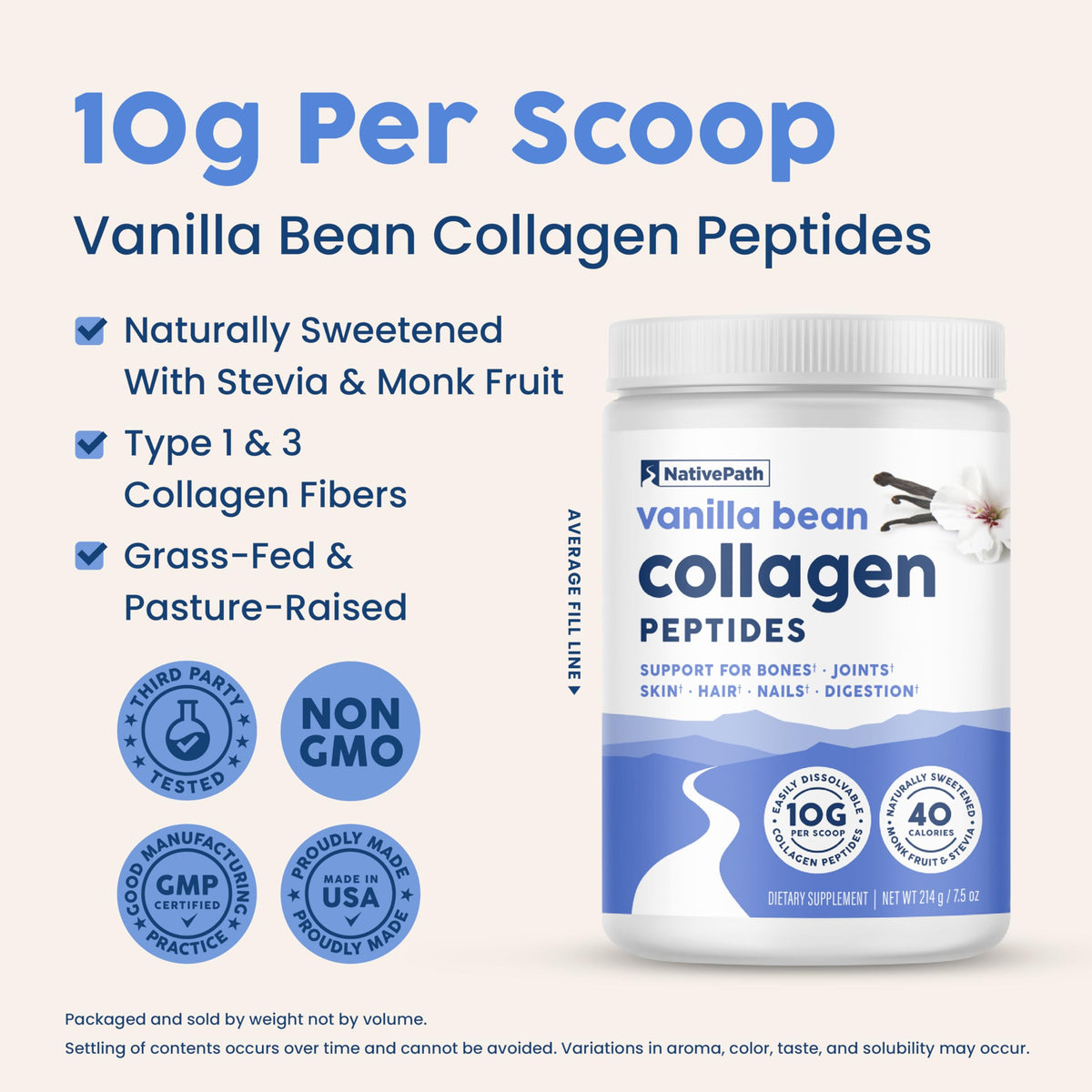 Hydrolyzed Type 1 & 3 Collagen Protein Powder R585
