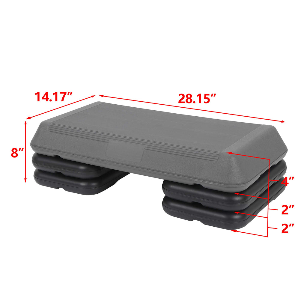 28.15" & 43" Adjustable Aerobic Stepper D62370