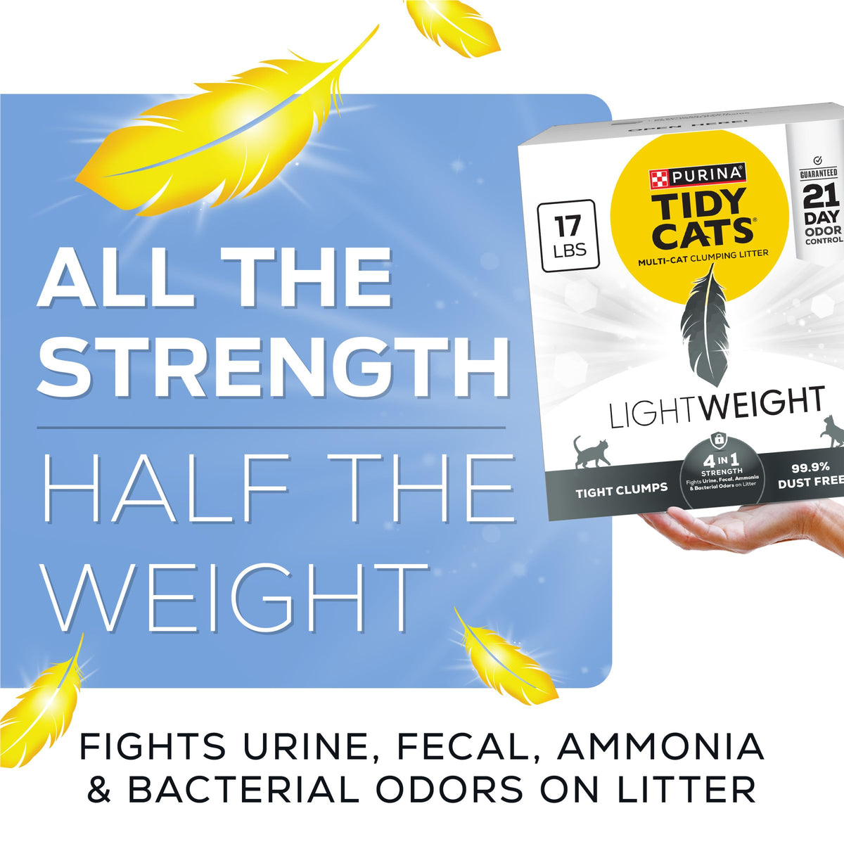 4-in-1 Strength Cat Litter, 17 lb O545922