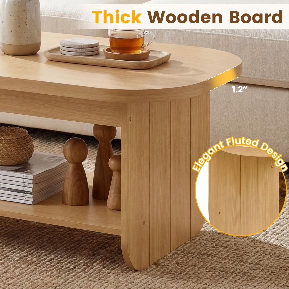 Oval Coffee Table T5070