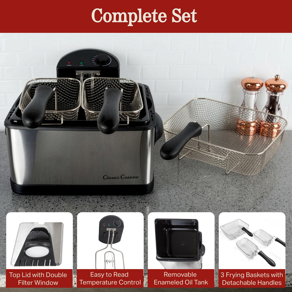 4L Electric Oil Fryer I2829
