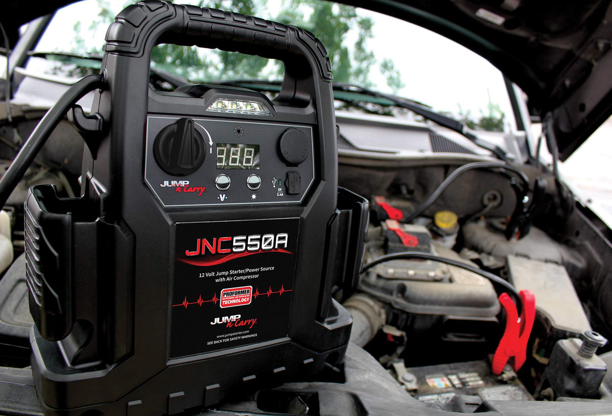 1100 Peak Amp Jump Starter with Air Compressor N9969