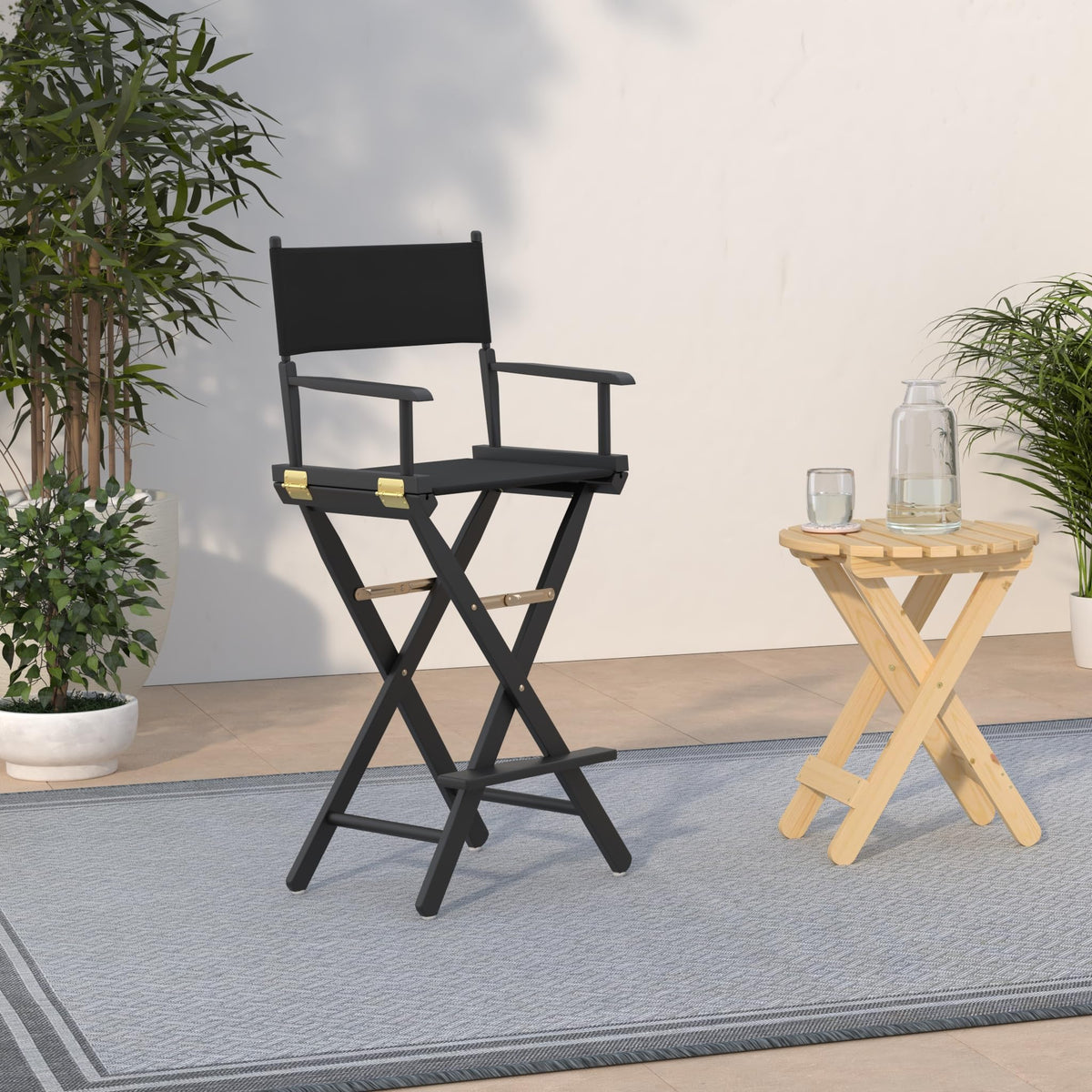 Black Bar Height Director's Chair O48550
