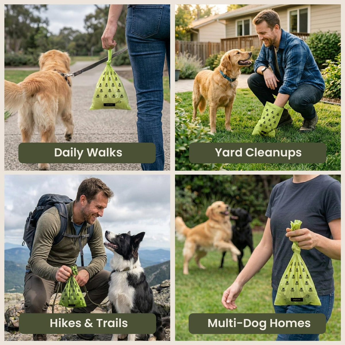 Large Dog Poop Bags, 500 Bags Y7735