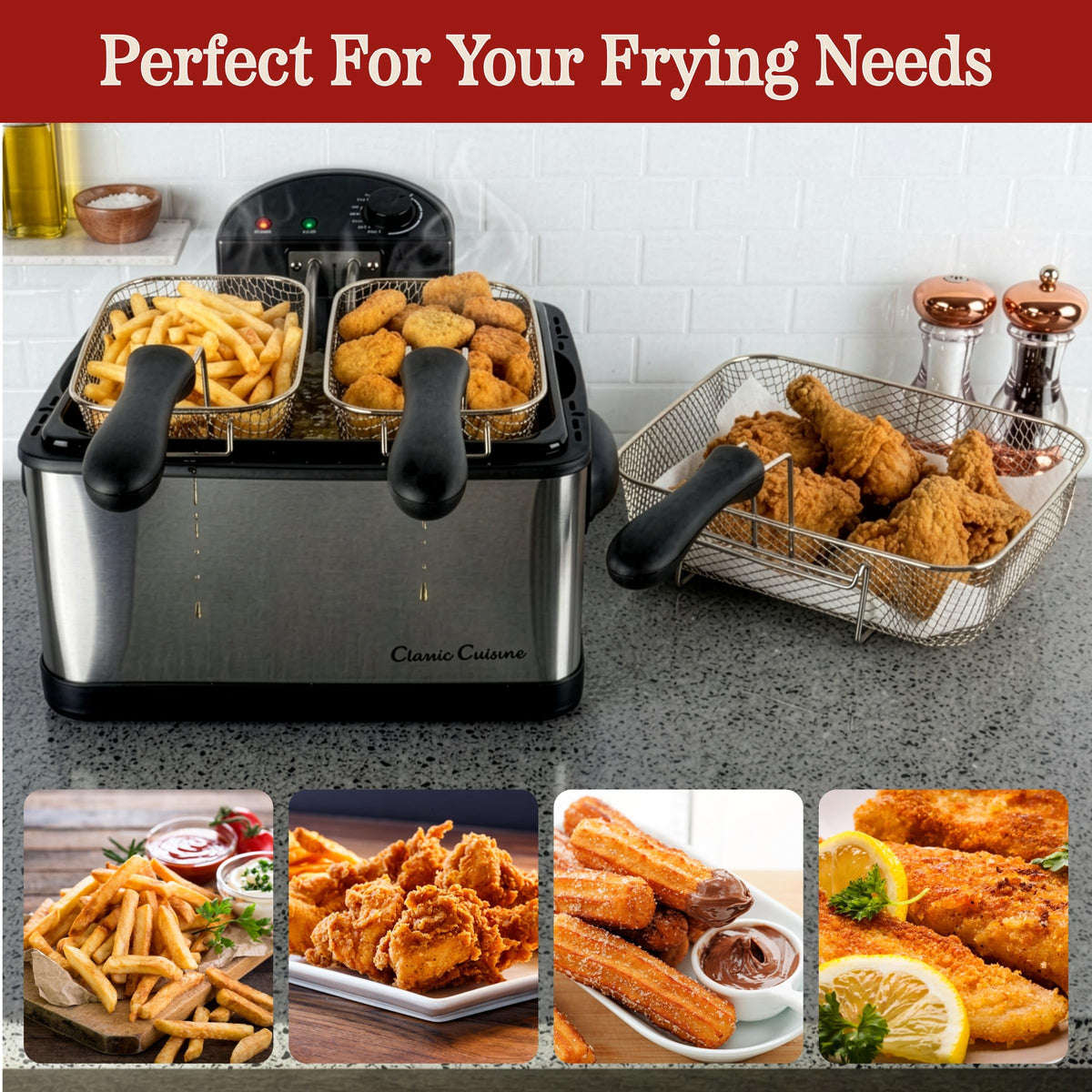 4L Electric Oil Fryer I2829