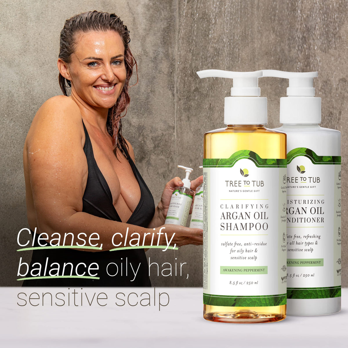 Sulfate Free Shampoo and Conditioner Set W998426